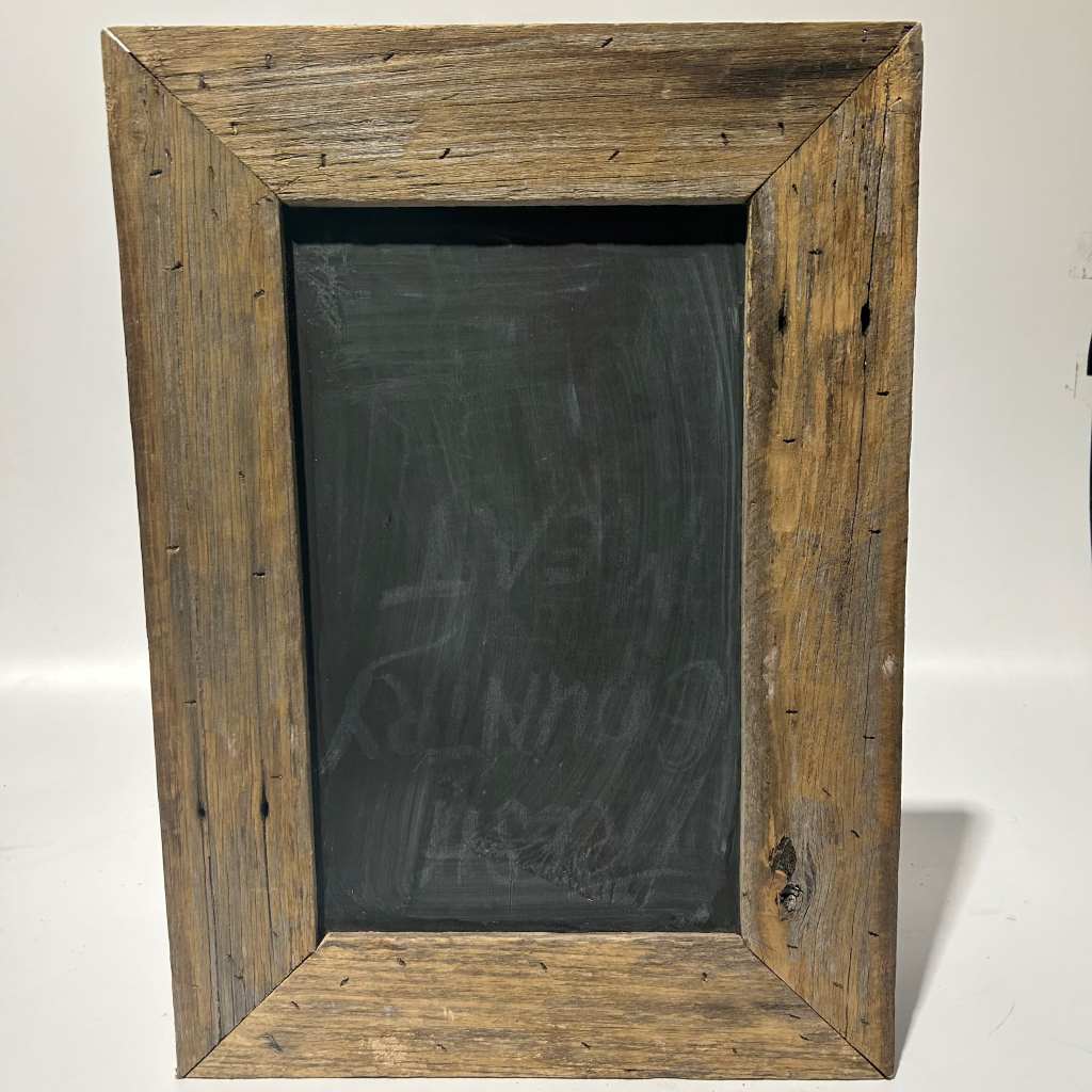 BLACKBOARD, Rustic Small Timber Frame inside 41 x 27cm